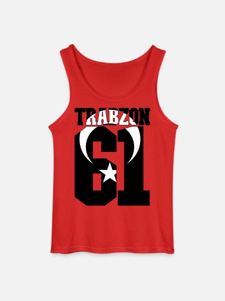 Trabzon 61Türkei Flagge - Gildan Männer Tank Top - Rot