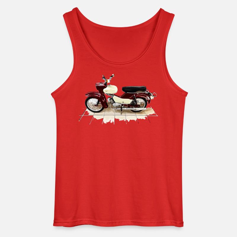 Simson - Star - Gildan Männer Tank Top - Rot