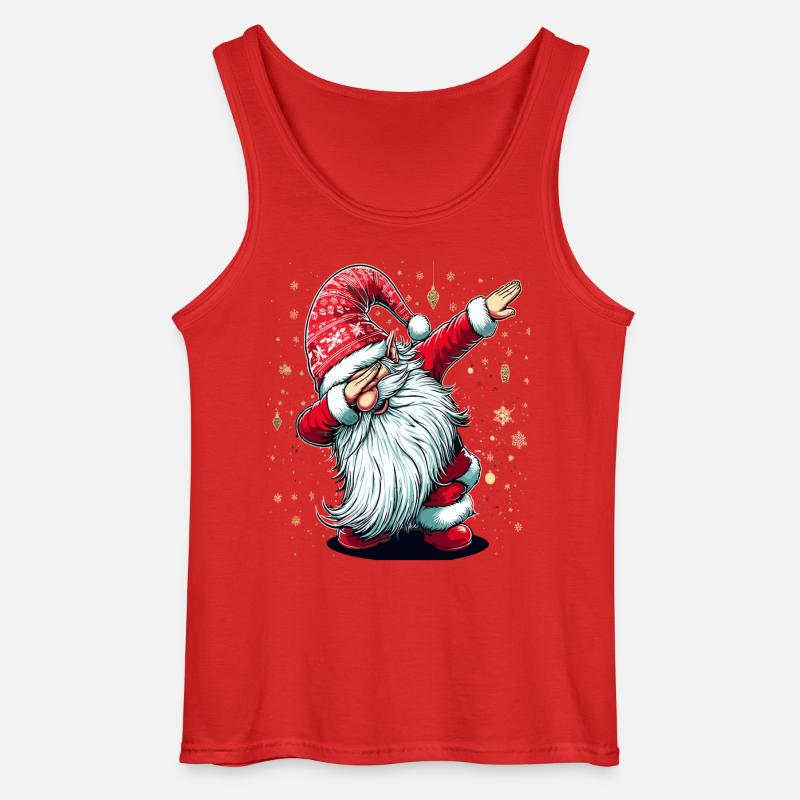 Dabbing Weihnachtsmann Dab Nikolaus - Gildan Männer Tank Top - Rot