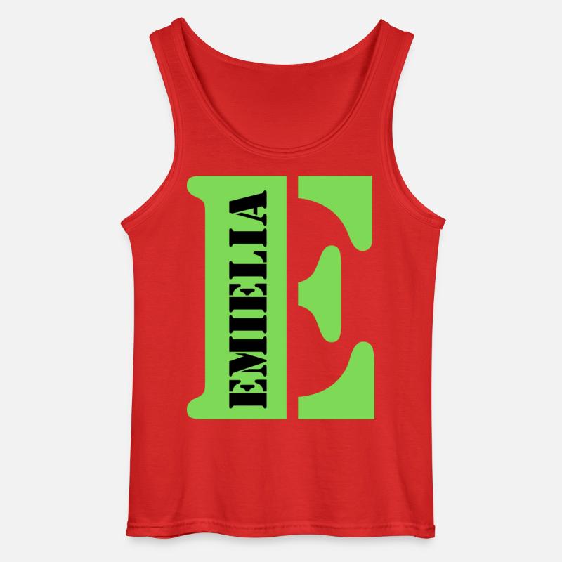E Emielia - Gildan Männer Tank Top - Rot