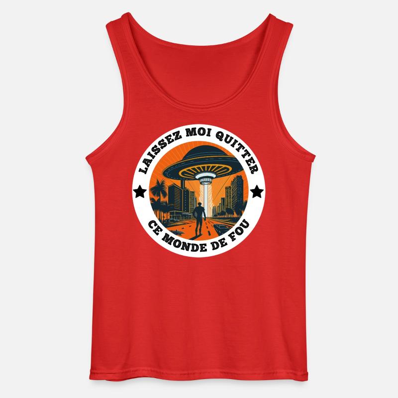 Kollege Geschenk, Arbeitspause und Burn Out - Gildan Männer Tank Top - Rot