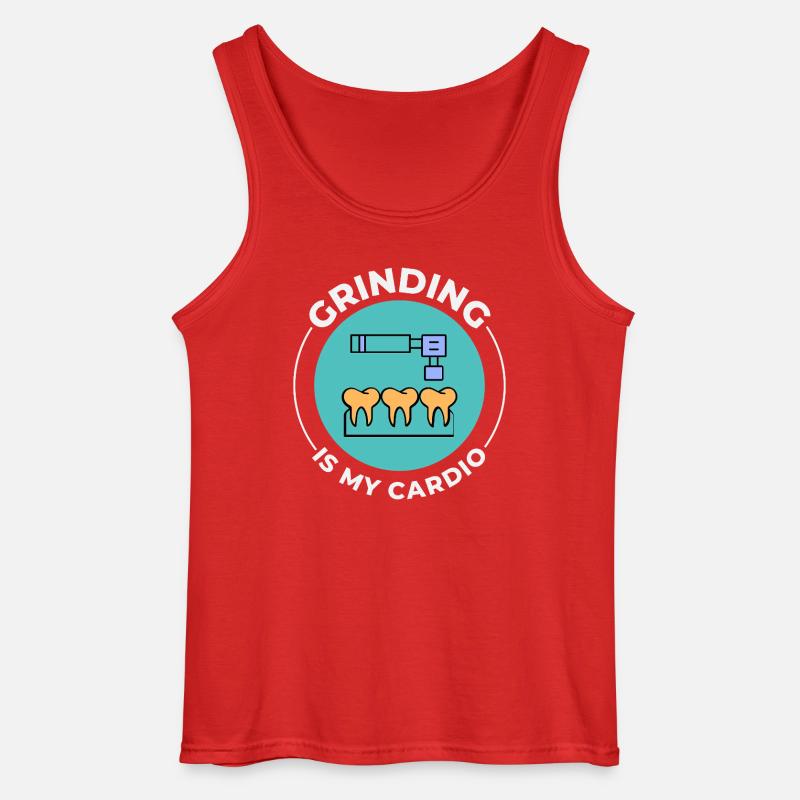 Zahntechniker Handwerkliche Kunst - Gildan Männer Tank Top - Rot
