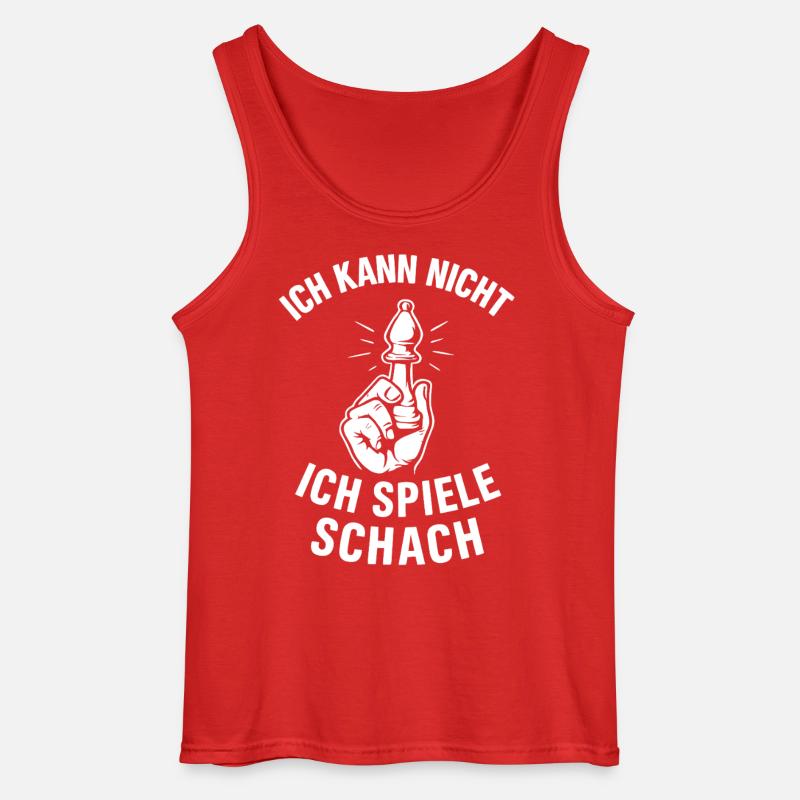 Schach Ausrede - Gildan Männer Tank Top - Rot