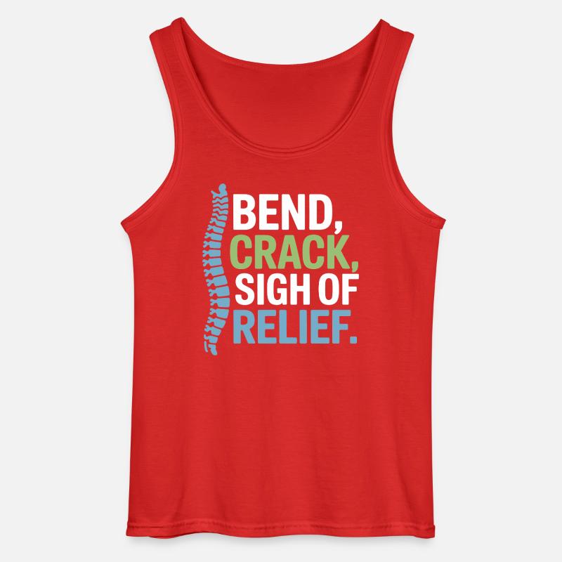 Chiropractor Spinal Alignment Is Everything - Gildan Men’s Tank Top - red