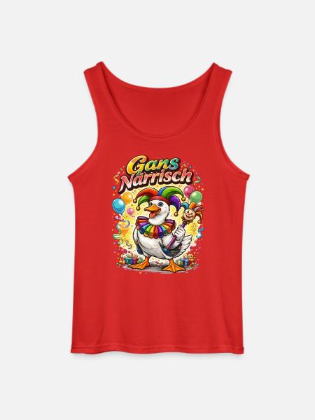 Goose Foolish – Carnaval avec humour - Débardeur Gildan Homme - rouge
