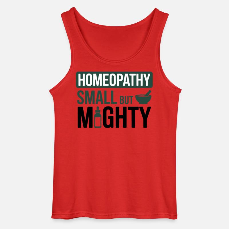 Homöopathie Klein, aber mächtiger Profi - Gildan Männer Tank Top - Rot