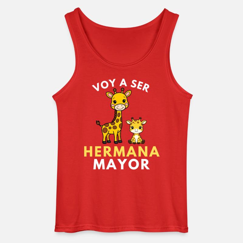 Ich werde eine große Schwester - Gildan Männer Tank Top - Rot