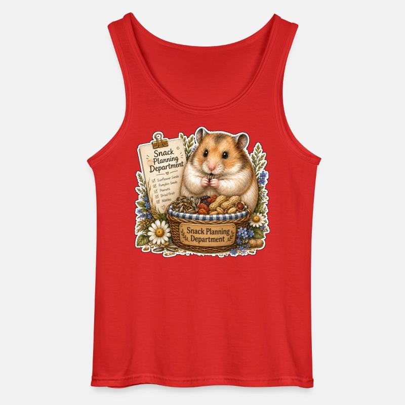 Snack Planning Department Snacks - Gildan Männer Tank Top - Rot