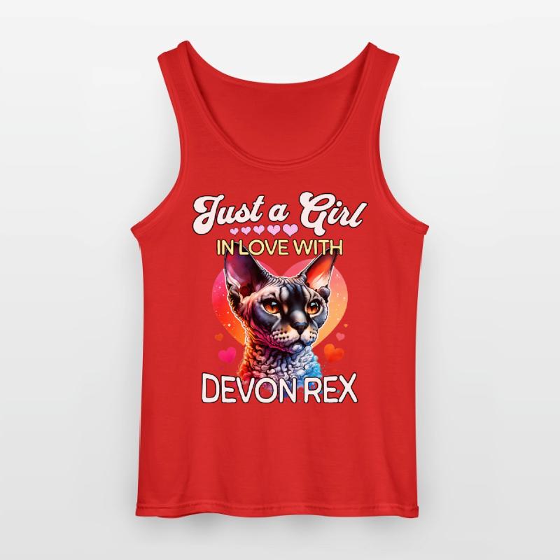 Devon Rex Mädchen Gildan Männer Tank Top