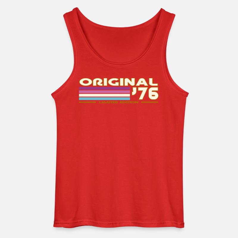 Originale 76 Retro Edition - Gildan Männer Tank Top - Rot
