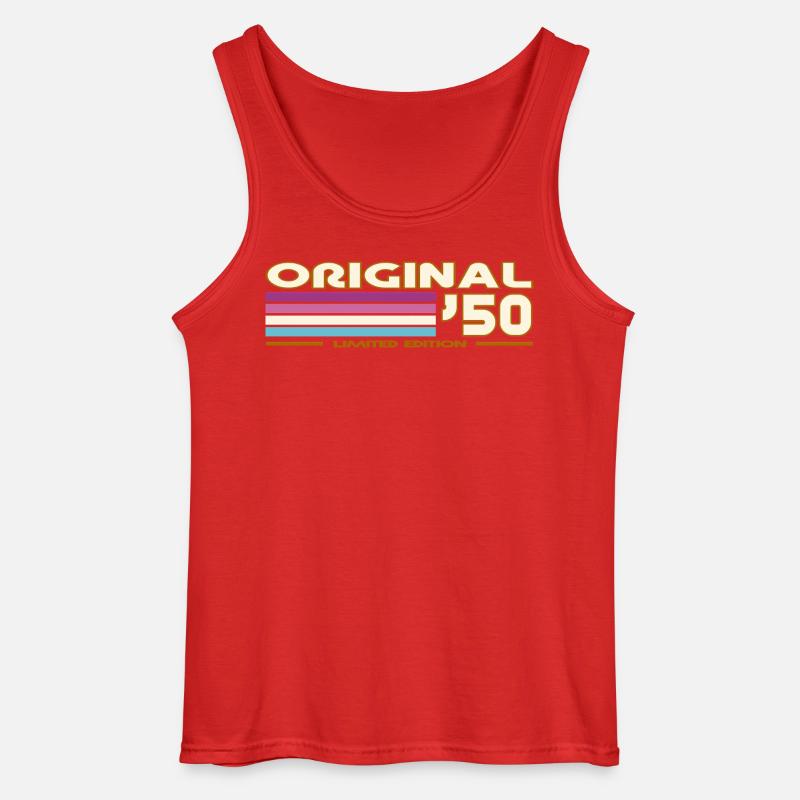 1950 - Gildan Männer Tank Top - Rot