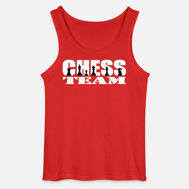 Schach - Gildan Männer Tank Top - Rot