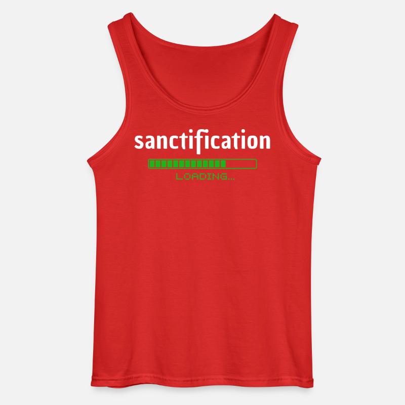 Sanctification - Heiligung - loading - christlich - Gildan Männer Tank Top - Rot