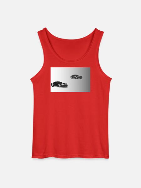 Auto - Gildan Männer Tank Top - Rot