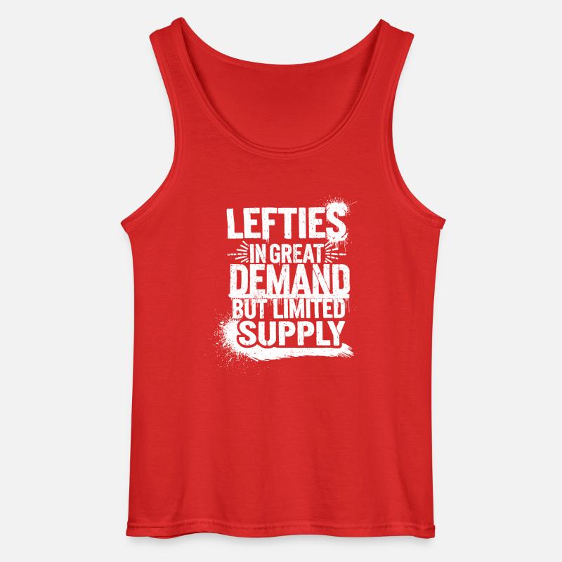 Lefties sind einzigartig - Gildan Männer Tank Top - Rot