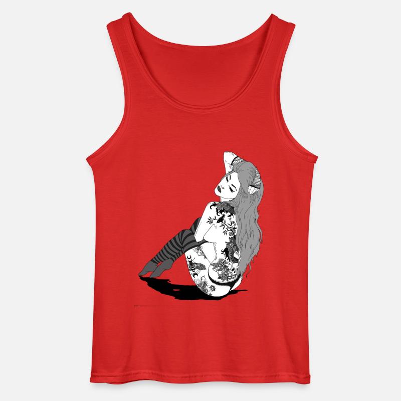 882EB5CC 391F 4E34 A595 06EB4ADAD40E - Gildan Männer Tank Top - Rot