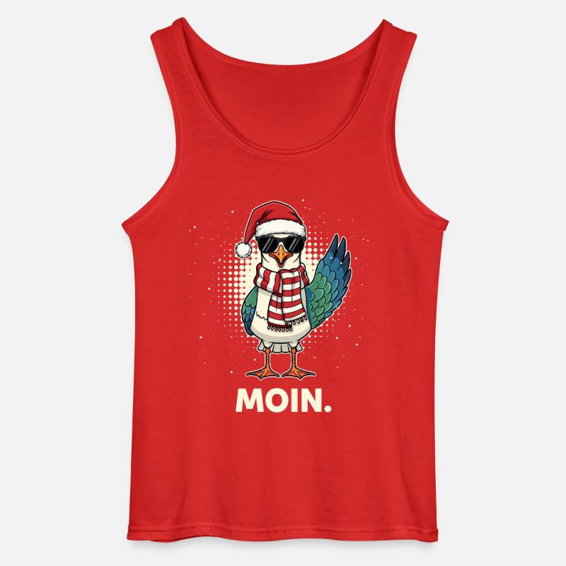 Möwe Weihnachtsmann - Gildan Männer Tank Top - Rot