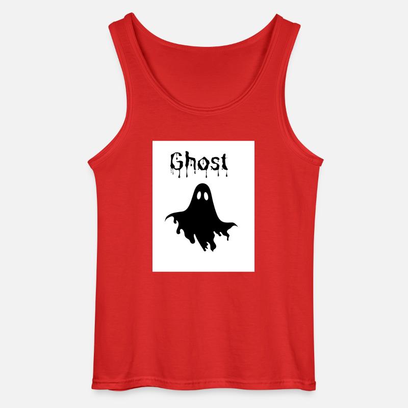 Ghost - Gildan Männer Tank Top - Rot