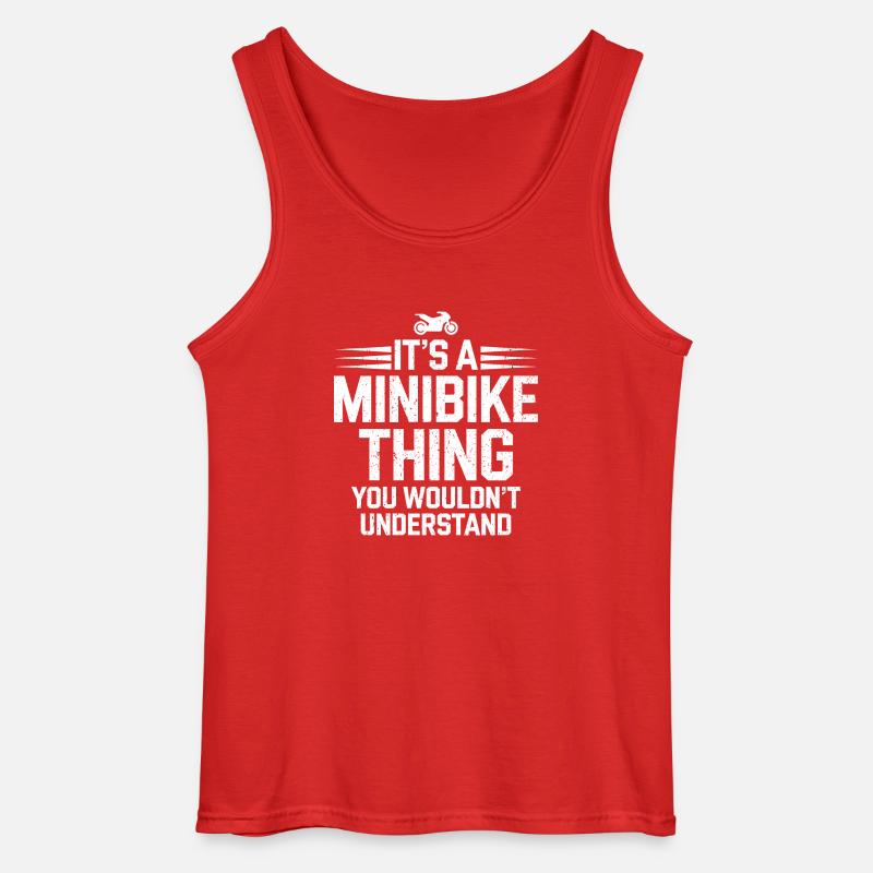 Faszination Minibike - Gildan Männer Tank Top - Rot