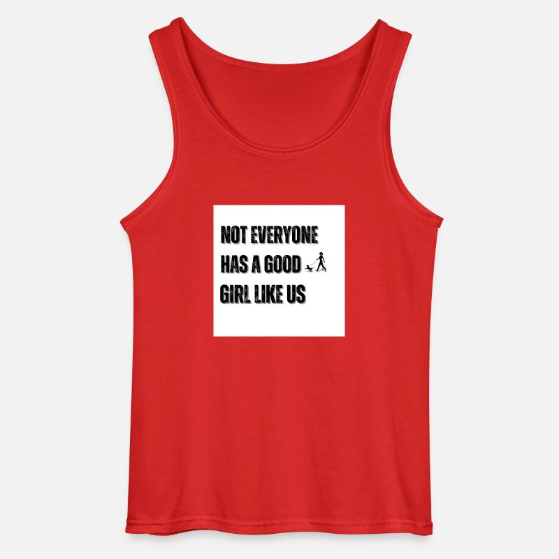 Gutes Mädchen - Gildan Männer Tank Top - Rot