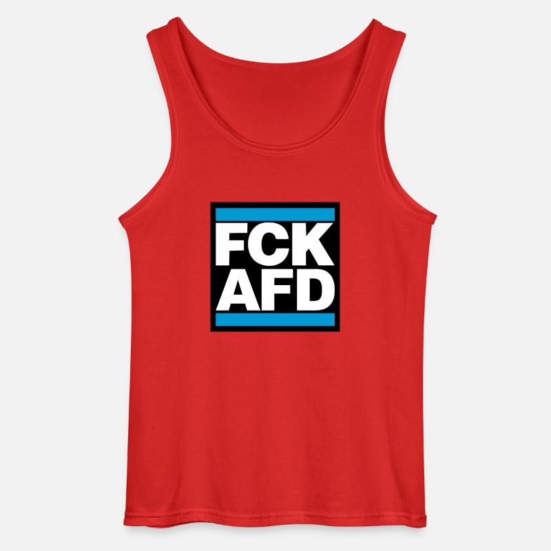 FCK AFD blue capitals - Gildan Männer Tank Top - Rot