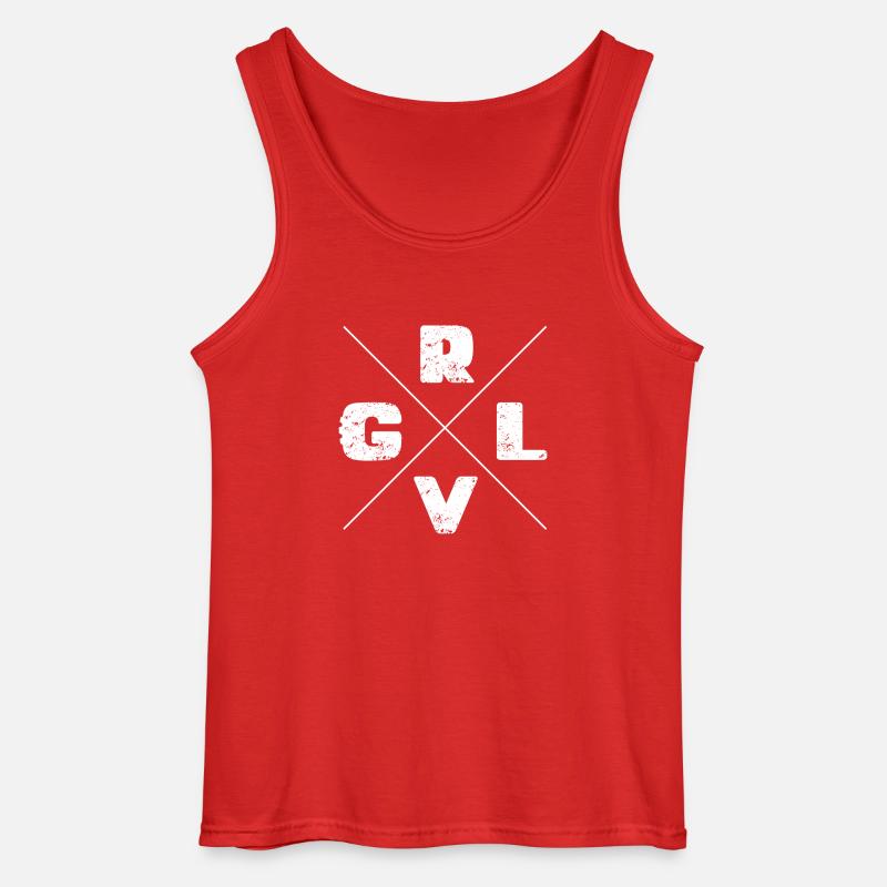 Klinge Kies - Gildan Männer Tank Top - Rot
