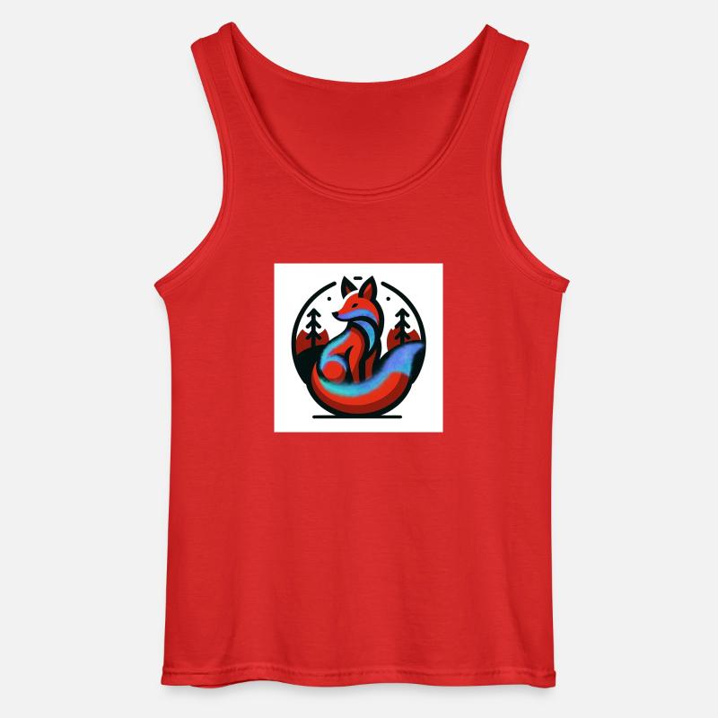Wandelfuchs - Gildan Männer Tank Top - Rot
