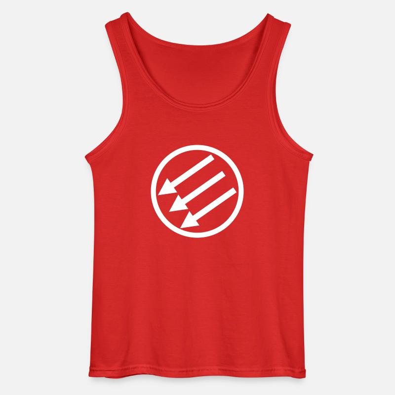 Turning Pfeile - Gildan Men’s Tank Top - red