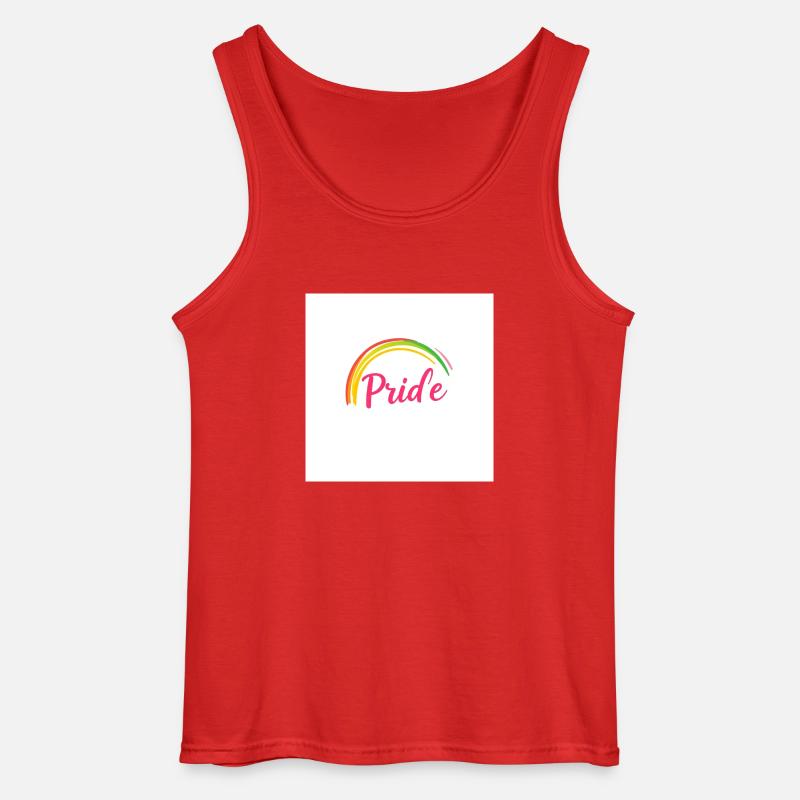 Pride - Gildan Männer Tank Top - Rot