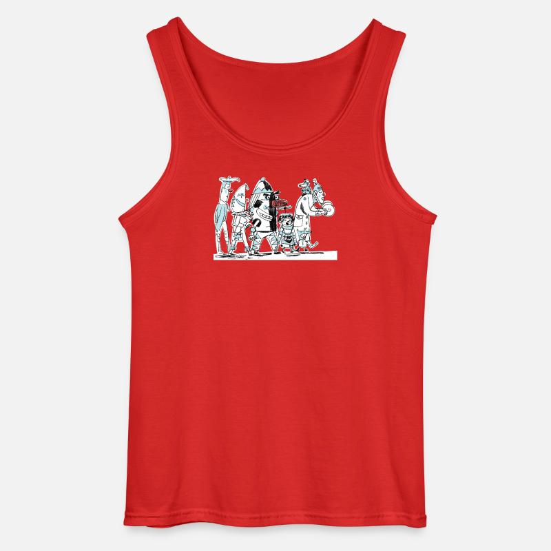 Rheinischer Karneval - Gildan Männer Tank Top - Rot