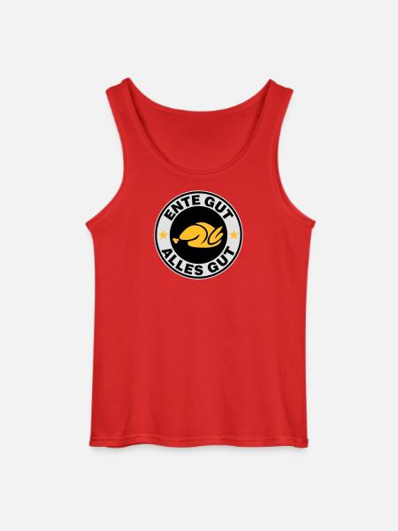 Ente gut alles gut - Gildan Männer Tank Top - Rot