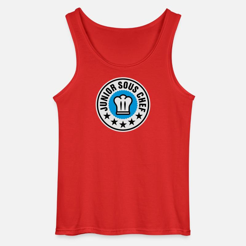 Junior Sous Chef - Gildan Männer Tank Top - Rot