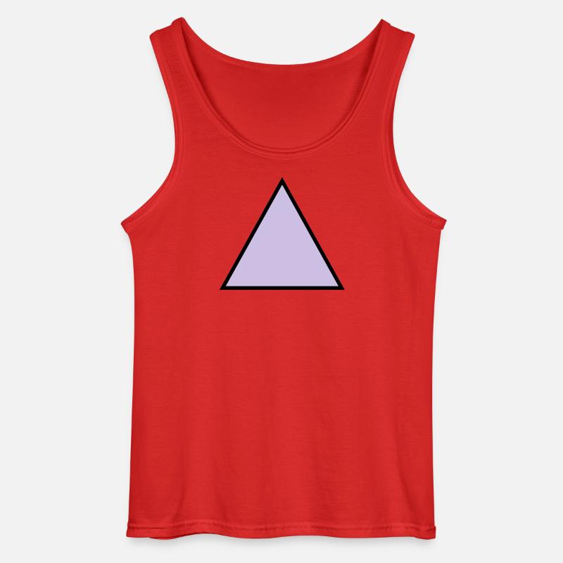 forme de triangle hippie triangle - Débardeur Gildan Homme - rouge