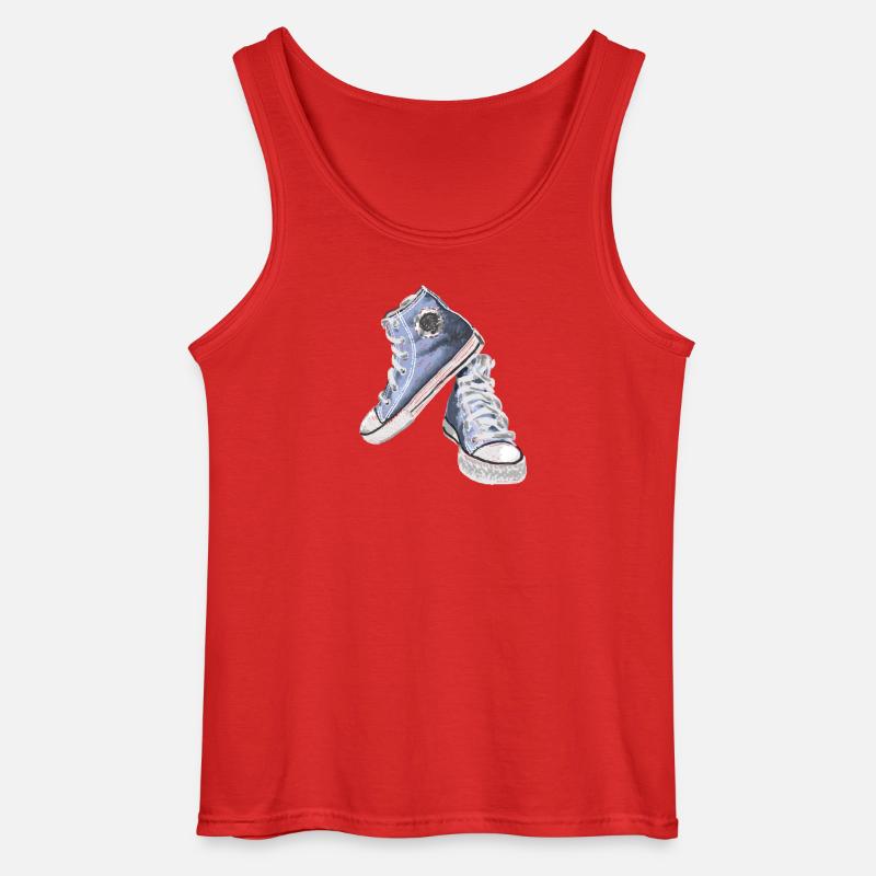 sneakers - Gildan Männer Tank Top - Rot