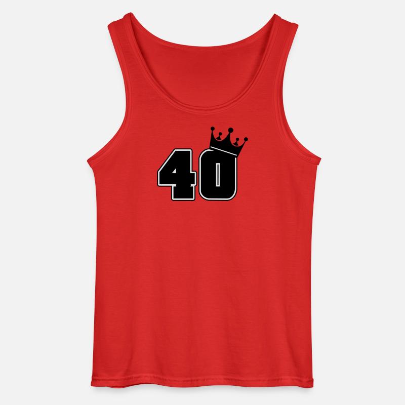 40 - Gildan Männer Tank Top - Rot