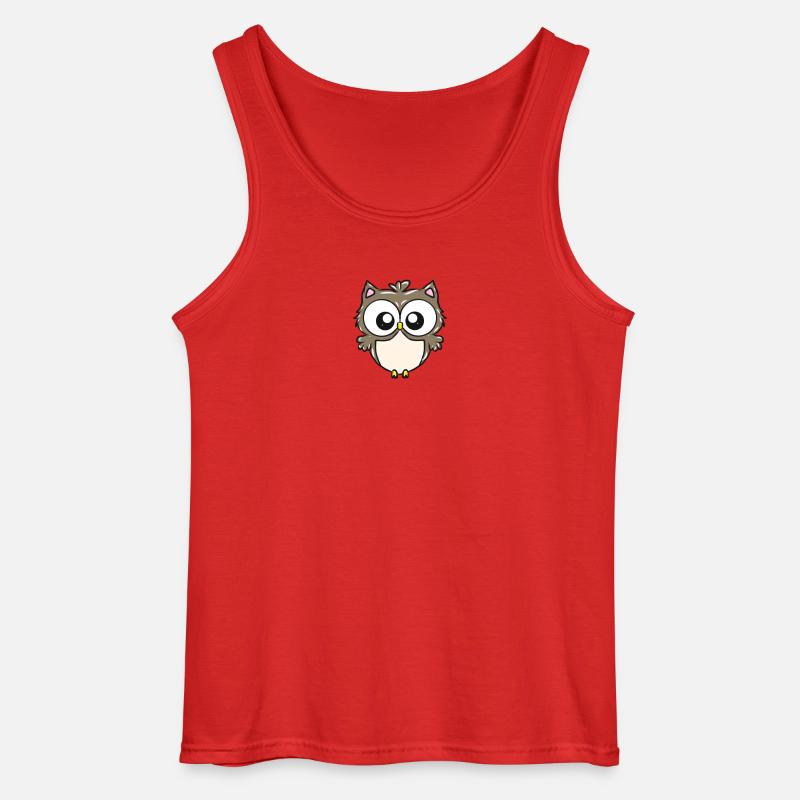 Kulleraugen Eulenheld - Gildan Männer Tank Top - Rot
