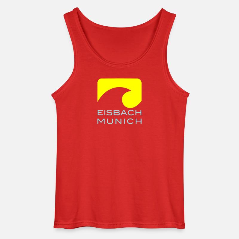 Munich Eisbach - Gildan Männer Tank Top - Rot
