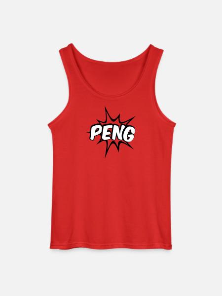 Peng Comic Design - Débardeur Gildan Homme - rouge