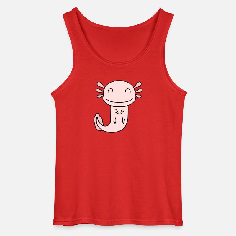 Axolotl - Gildan Männer Tank Top - Rot