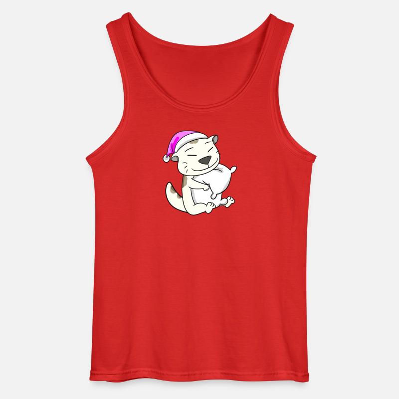 Cat cat breed Devon Rex - Gildan Men’s Tank Top - red