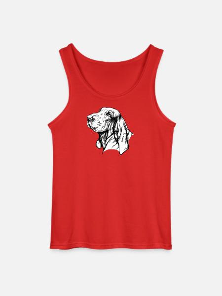 Bracco Italiano Portrait - Gildan Men’s Tank Top - red