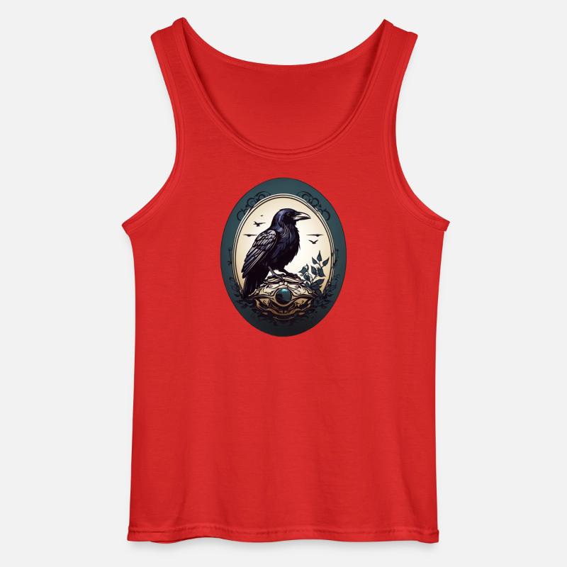 Schwarzer Rabe - Gildan Männer Tank Top - Rot