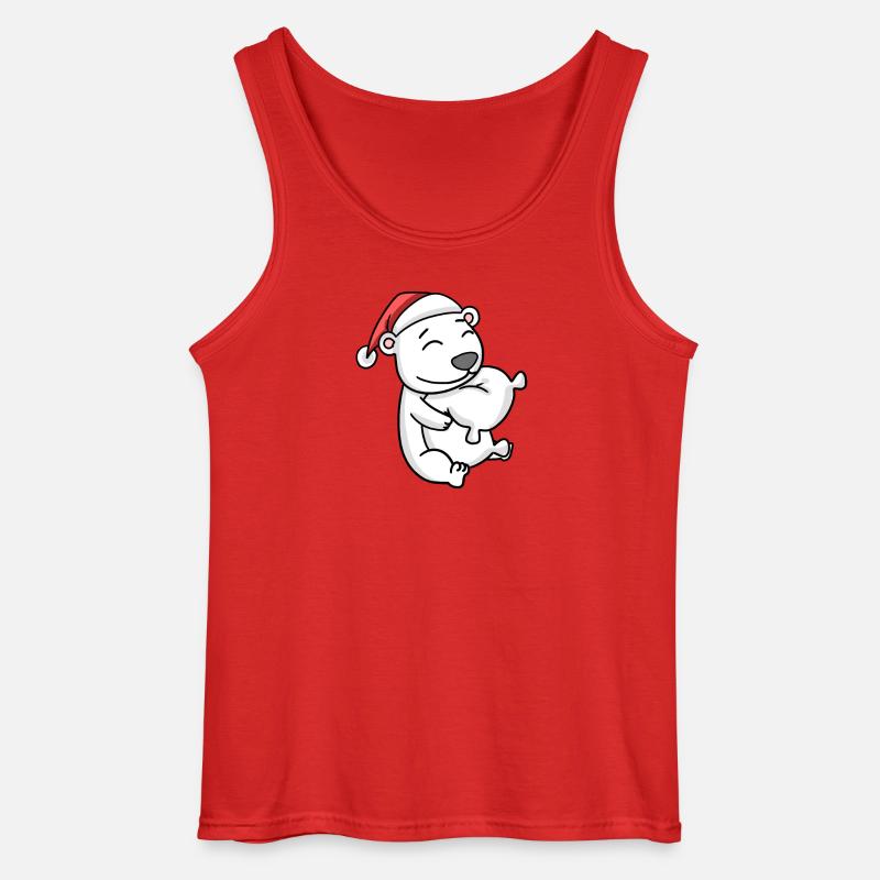 Eisbär - Gildan Männer Tank Top - Rot