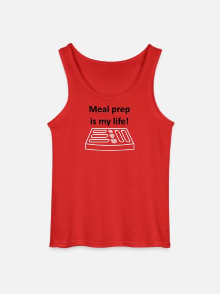 Meal Prep is my life! - Gildan Men’s Tank Top - red