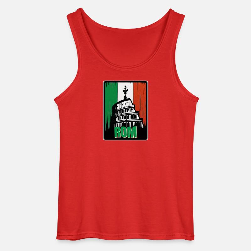 Ewiges Rom - Gildan Männer Tank Top - Rot