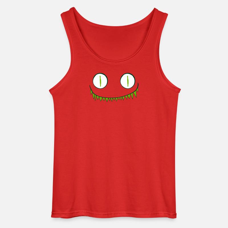 Monströse Augen - Gildan Männer Tank Top - Rot