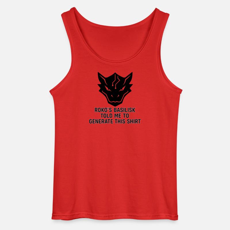 Generated by the Basilisk - Gildan Männer Tank Top - Rot