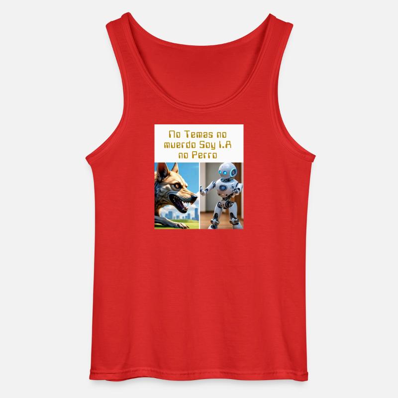 Ami I.A - Gildan Männer Tank Top - Rot