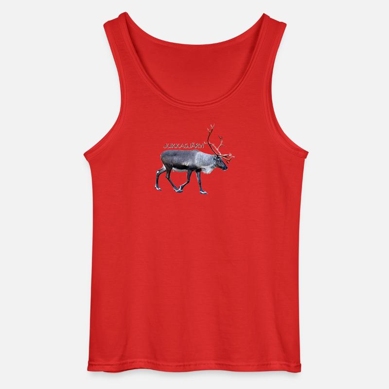 Jukkasjärvi - Gildan Männer Tank Top - Rot