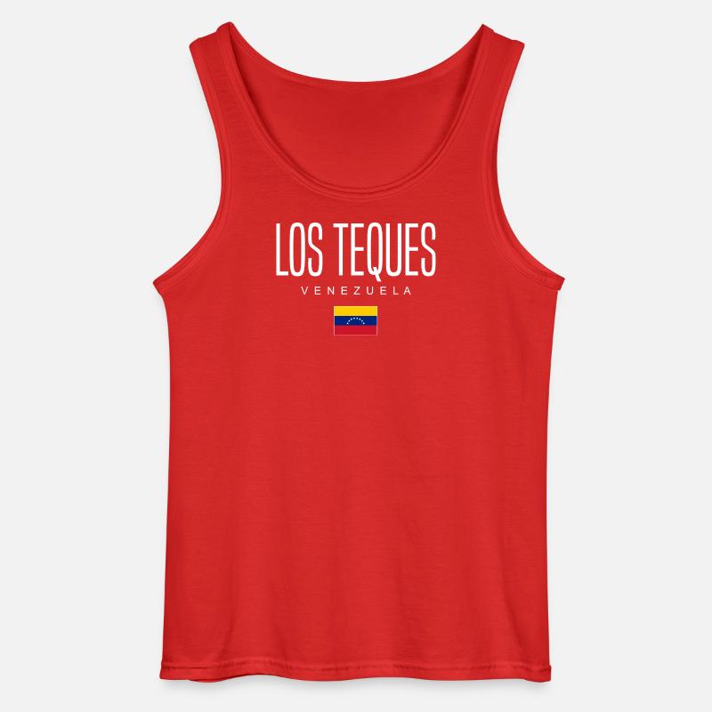 Los Teques Venezuela - Gildan Männer Tank Top - Rot